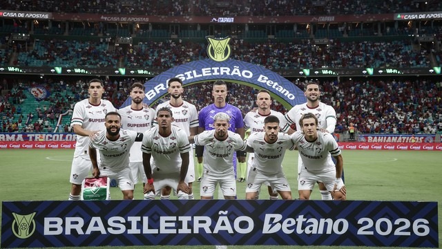 Fluminense posado contra o Bahia (Foto: MARCELO GONÇALVES / FLUMINENSE F.C.)
